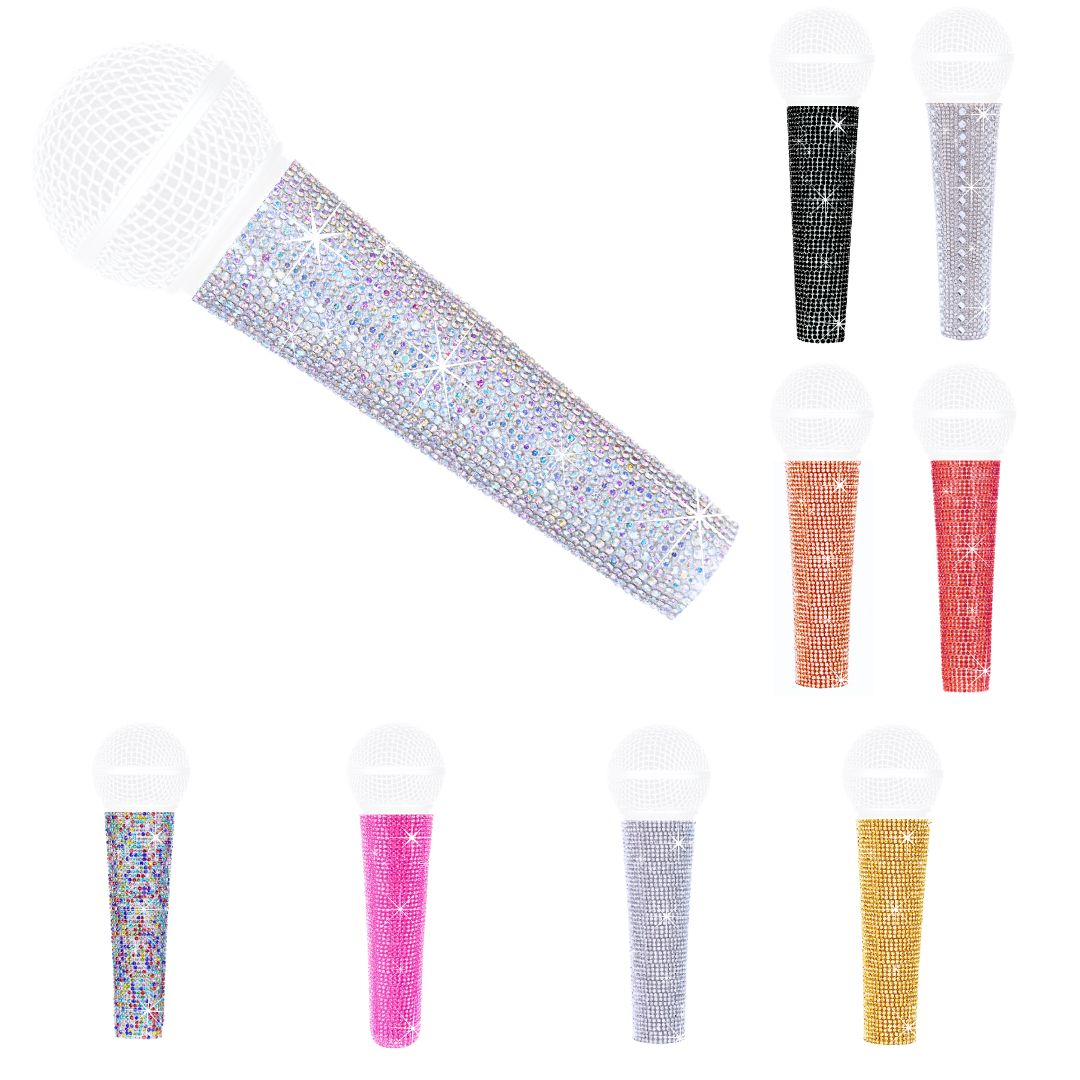 Shure Mic Sm58 - Universal Microphone Handle Crystal Sleeve Cover