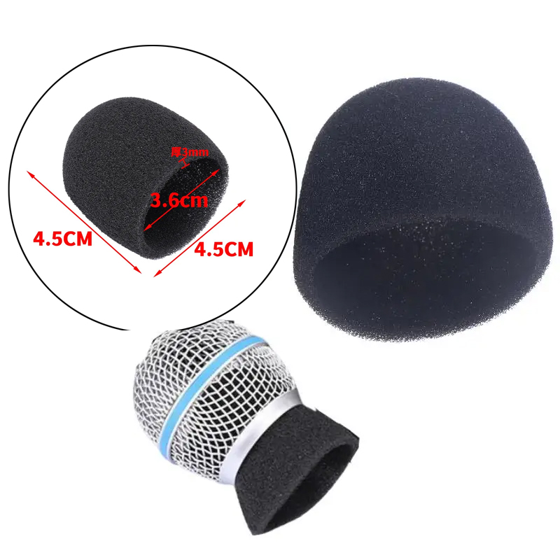 Shure Mic Sm58 - 2pcs Microphone Protective Inner-Foam For Shure