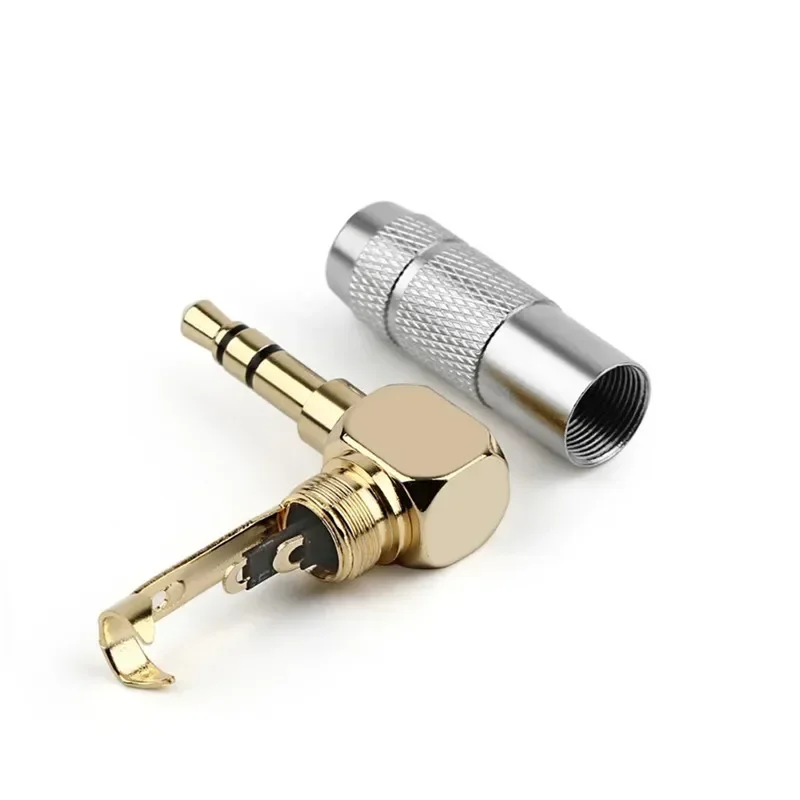Jack 3.5 MM 90 Degree 1/8' 3 P - Audiophile Headphone Wired ulasan dan harga