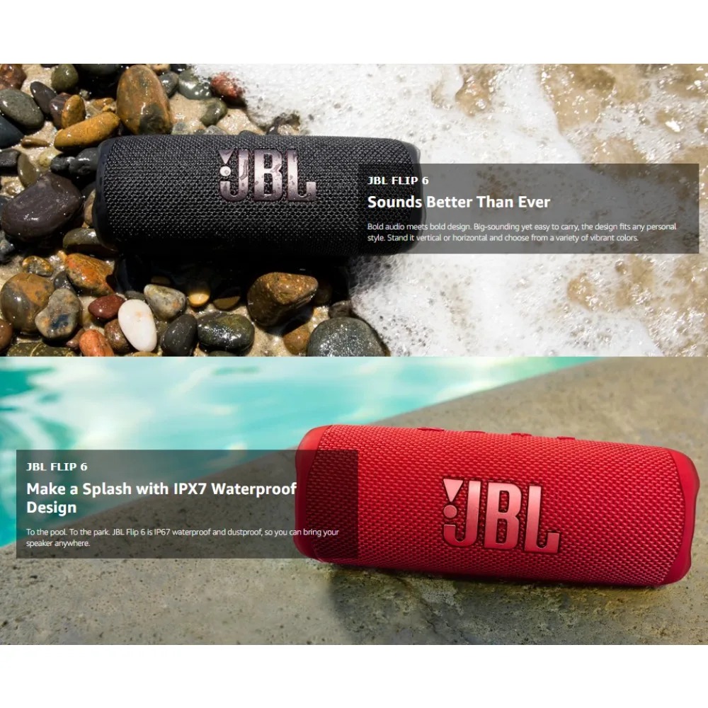 JBL FLIP6 Bluetooth Loudspeake - Jbl Speaker Flip 6 ulasan dan harga