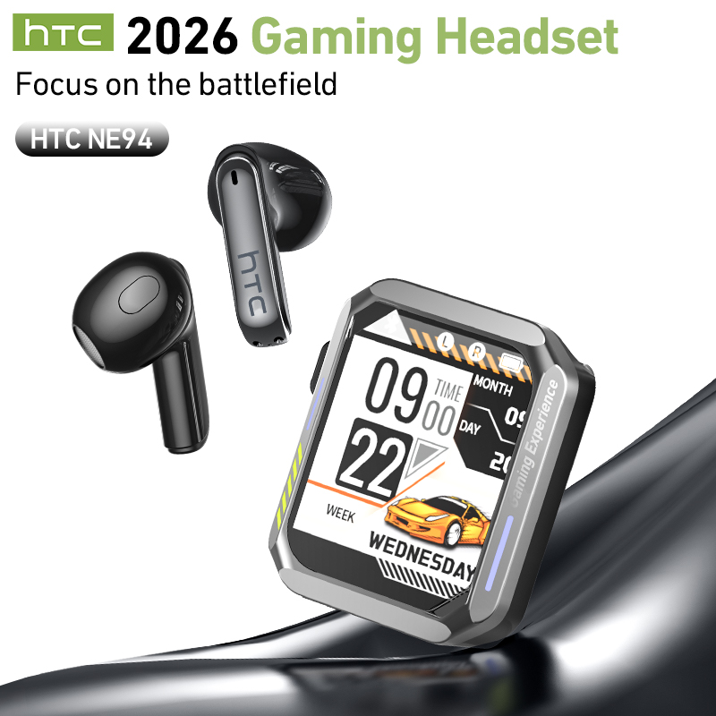 HTC NE94 Gaming TWS Earphones  - Wireless Earbuds Tws ulasan dan harga