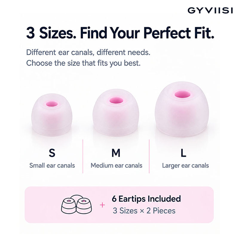GYVIISI Silicone Ear Tips for  - In Ear Monitor Iem ulasan dan harga