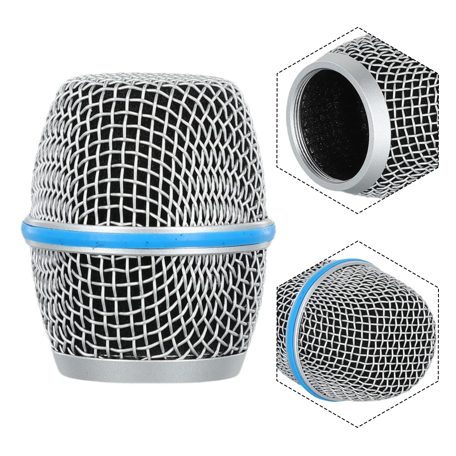1 Pc Microphone Mesh Head Meta - Shure Mic Sm58 ulasan dan harga