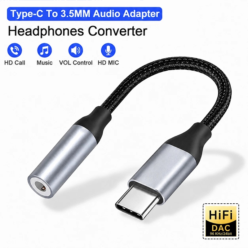 USB C Headphone Jack Adapter S - Audiophile Headphone Wired ulasan dan harga