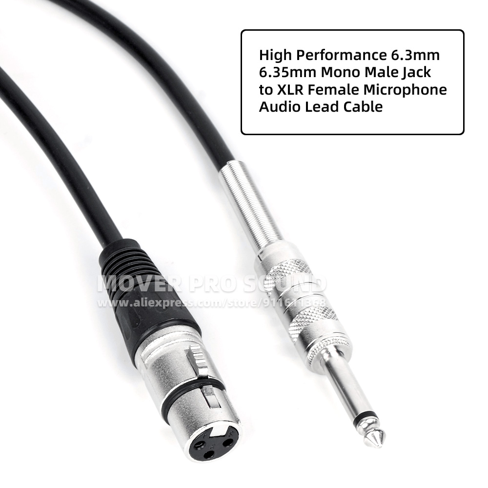 XLR Female 6.3MM Mic Cord Comp - Shure Mic Sm58 ulasan dan harga